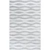Tristan Modern Striped Gray 10 ft. x 14 ft. Area Rug by nuLOOM