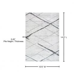 Thigpen Contemporary Stripes Gray 10 ft. x 14 ft. Area Rug by nuLOOM 20 Thigpen Contemporary Stripes Gray 10 ft. x 14 ft. Area Rug by nuLOOM -nuLOOM Sales Store gray nuloom area rugs bdsm04a 10014 76 1000