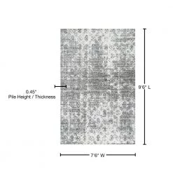 Deedra Misty Contemporary Gray 8 ft. x 10 ft. Area Rug by nuLOOM -nuLOOM Sales Store gray nuloom area rugs bdsm08a 76096 76 1000