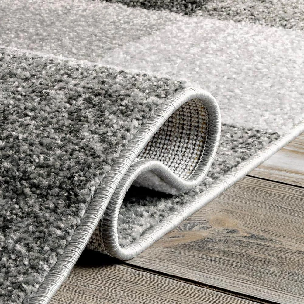 Aisha Buffalo Plaid Gray 9 ft. x 12 ft. Area Rug by nuLOOM 6 Aisha Buffalo Plaid Gray 9 ft. x 12 ft. Area Rug by nuLOOM - Image 6