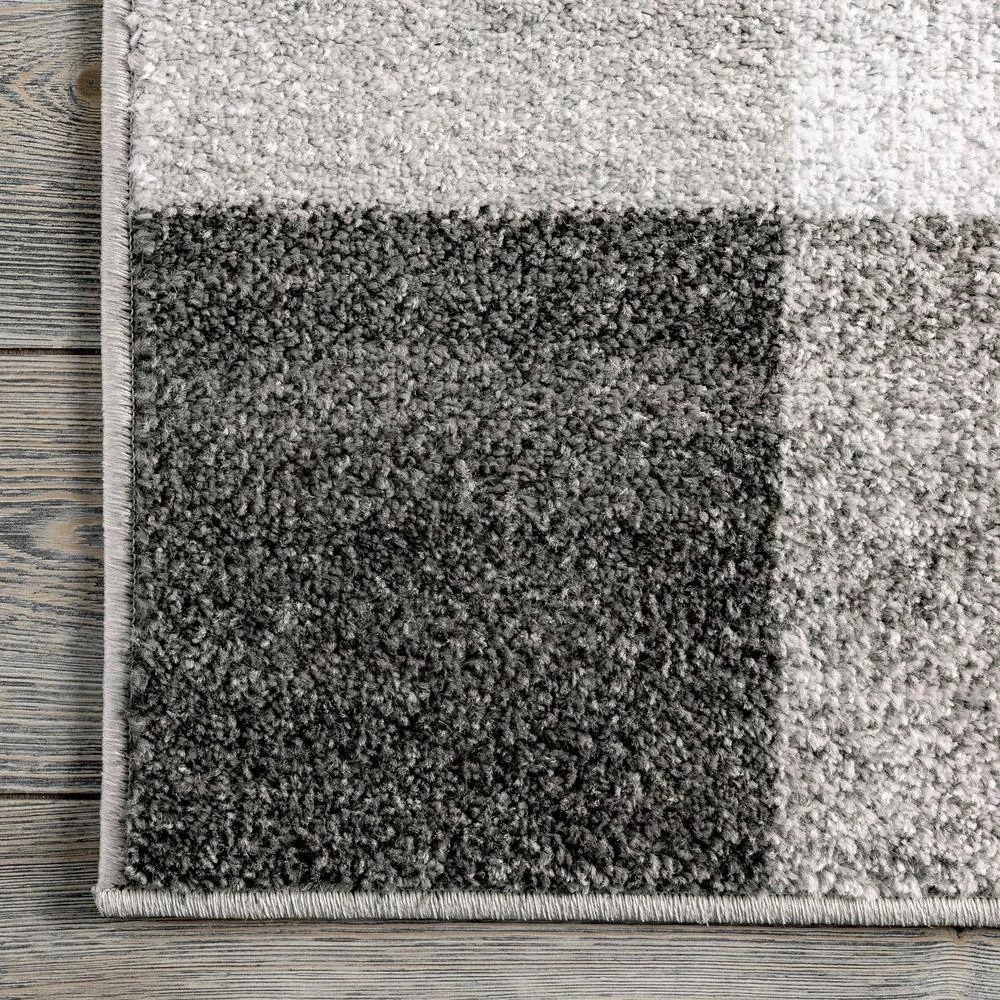 Aisha Buffalo Plaid Gray 9 ft. x 12 ft. Area Rug by nuLOOM 7 Aisha Buffalo Plaid Gray 9 ft. x 12 ft. Area Rug by nuLOOM - Image 7