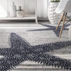 Thomas Paul Starfish Gray 8 ft. x 10 ft. Area Rug by nuLOOM -nuLOOM Sales Store gray nuloom area rugs bdtp02a 76096 40 1000