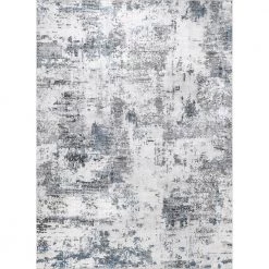 Dali Gray 6 ft. x 9 ft. Machine Washable Modern Abstract Indoor Area Rug by nuLOOM
