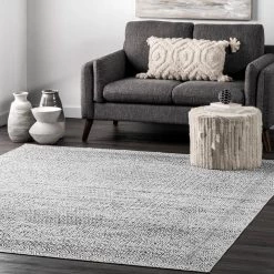 Davidson Gray 5 ft. x 8 ft. Machine Washable Abstract Tribal Indoor Area Rug by nuLOOM 14 Davidson Gray 5 ft. x 8 ft. Machine Washable Abstract Tribal Indoor Area Rug by nuLOOM -nuLOOM Sales Store gray nuloom area rugs birv12a 508 e1 1000