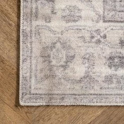 Brielle Grey 8 ft. x 10 ft. Machine Washable Vintage Medallion Indoor Area Rug by nuLOOM 20 Brielle Grey 8 ft. x 10 ft. Machine Washable Vintage Medallion Indoor Area Rug by nuLOOM -nuLOOM Sales Store gray nuloom area rugs birv16a 8010 44 1000
