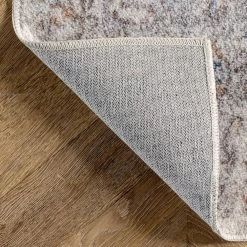 Jacquie Grey 3 ft. x 8 ft. Machine Washable Vintage Floral Indoor Runner Rug by nuLOOM -nuLOOM Sales Store gray nuloom area rugs birv18b 2608 66 1000