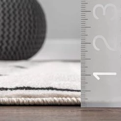 Romina Diamond Pinstripes Gray 9 ft. x 12 ft. Area Rug by nuLOOM -nuLOOM Sales Store gray nuloom area rugs ecrk09a 9012 76 1000