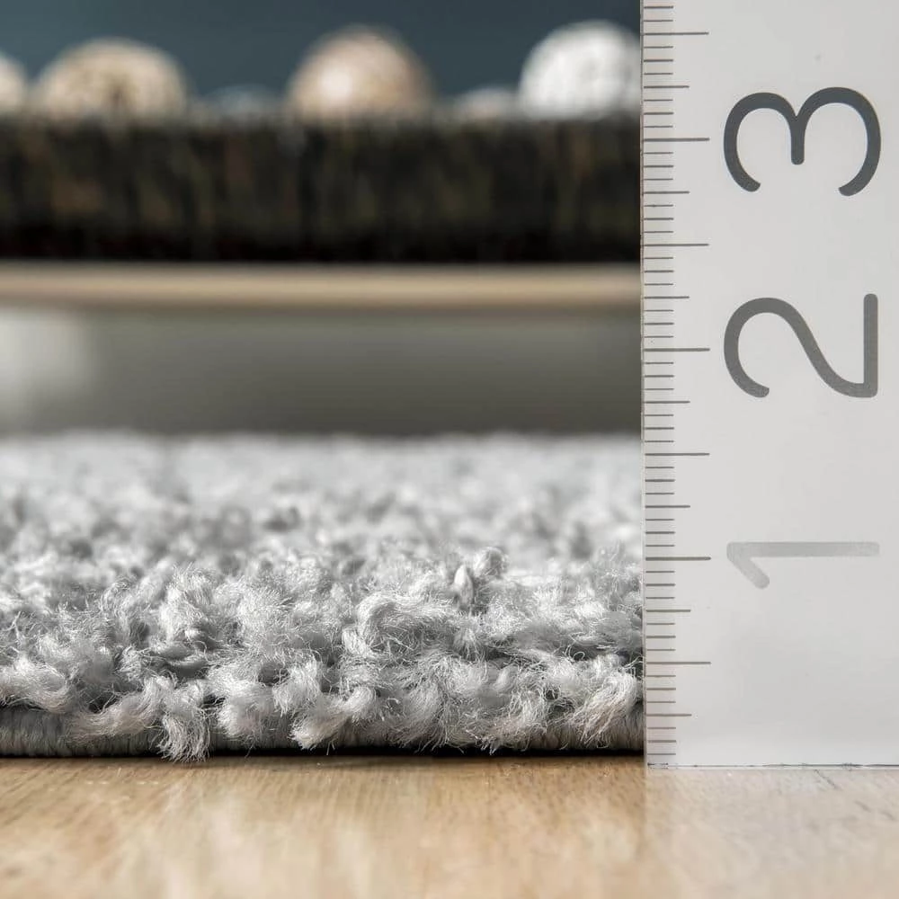 Arden Homely Shag Gray 9 ft. x 12 ft. Area Rug by nuLOOM 7 Arden Homely Shag Gray 9 ft. x 12 ft. Area Rug by nuLOOM - Image 7