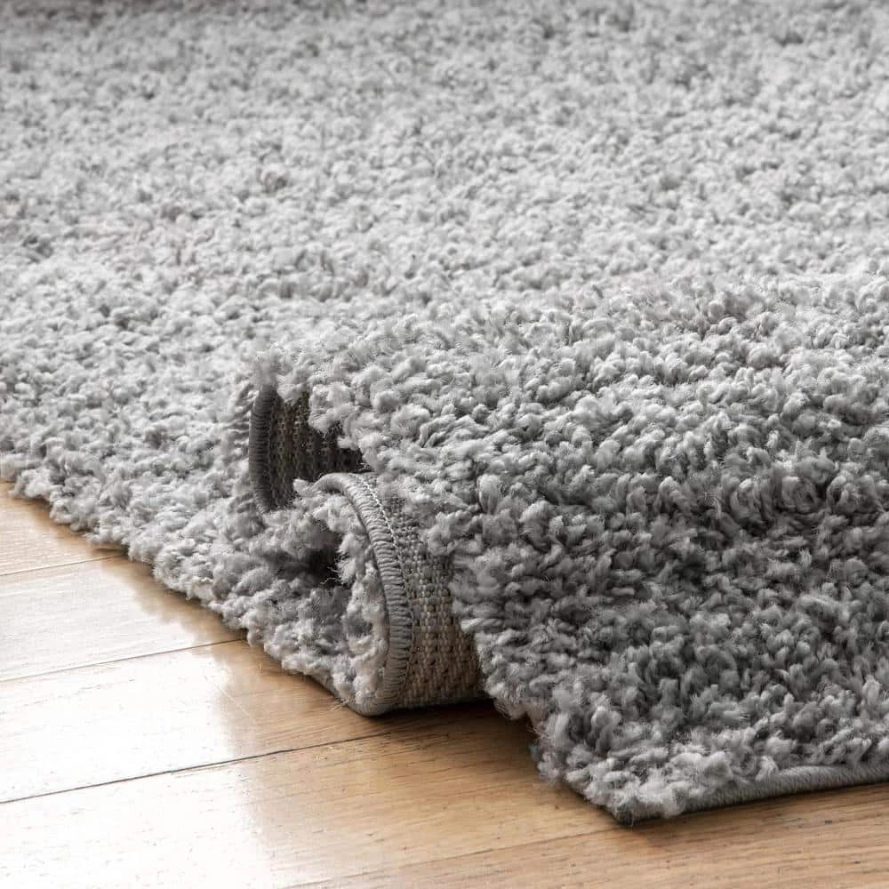 Arden Homely Shag Gray 9 ft. x 12 ft. Area Rug by nuLOOM 5 Arden Homely Shag Gray 9 ft. x 12 ft. Area Rug by nuLOOM - Image 5