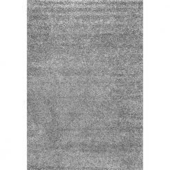 Arden Homely Shag Gray 9 ft. x 12 ft. Area Rug by nuLOOM