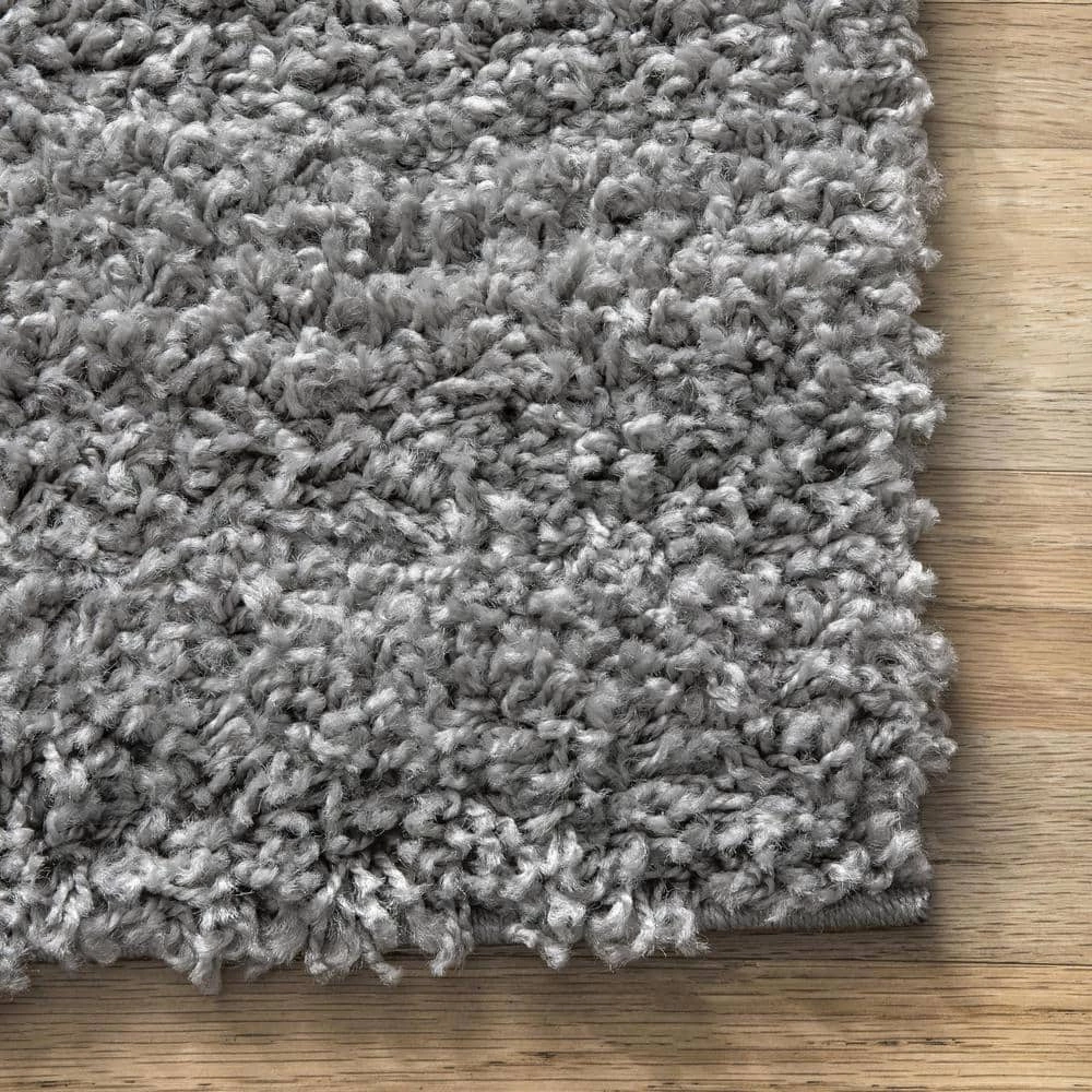 Arden Homely Shag Gray 9 ft. x 12 ft. Area Rug by nuLOOM 8 Arden Homely Shag Gray 9 ft. x 12 ft. Area Rug by nuLOOM - Image 8