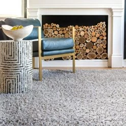 Kara Solid Shag Gray 10 ft. 2 in. x 14 ft. Area Rug by nuLOOM -nuLOOM Sales Store gray nuloom area rugs kkbx01b 10014 c3 1000