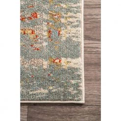 Distressed Persian Sarita Gray 12 ft. x 18 ft. Area Rug by nuLOOM -nuLOOM Sales Store gray nuloom area rugs kkcb23a 12018 1d 1000