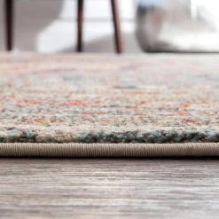 Distressed Persian Sarita Gray 12 ft. x 18 ft. Area Rug by nuLOOM -nuLOOM Sales Store gray nuloom area rugs kkcb23a 12018 77 1000