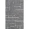 Vincente Contemporary Abstract Gray 9 ft. x 12 ft. Area Rug by nuLOOM