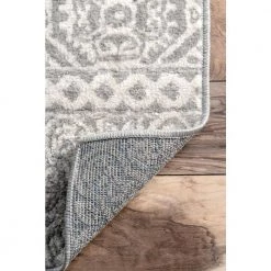 Transitional Floral Jeanette Gray 11 ft. x 14 ft. 6 in. Area Rug by nuLOOM 12 Transitional Floral Jeanette Gray 11 ft. x 14 ft. 6 in. Area Rug by nuLOOM -nuLOOM Sales Store gray nuloom area rugs owmn02a 11015 1f 1000