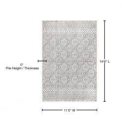 Transitional Floral Jeanette Gray 11 ft. x 14 ft. 6 in. Area Rug by nuLOOM 15 Transitional Floral Jeanette Gray 11 ft. x 14 ft. 6 in. Area Rug by nuLOOM -nuLOOM Sales Store gray nuloom area rugs owmn02a 11015 76 1000