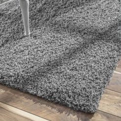 Marleen Plush Shag Gray 9 ft. x 12 ft. Area Rug by nuLOOM 14 Marleen Plush Shag Gray 9 ft. x 12 ft. Area Rug by nuLOOM -nuLOOM Sales Store gray nuloom area rugs ozsg02g 92012 1d 1000