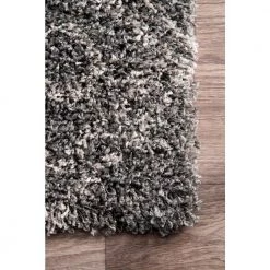 Iola Plush Shag Gray 11 ft. x 14 ft. Area Rug by nuLOOM 15 Iola Plush Shag Gray 11 ft. x 14 ft. Area Rug by nuLOOM -nuLOOM Sales Store gray nuloom area rugs ozsg18b 106014 77 1000