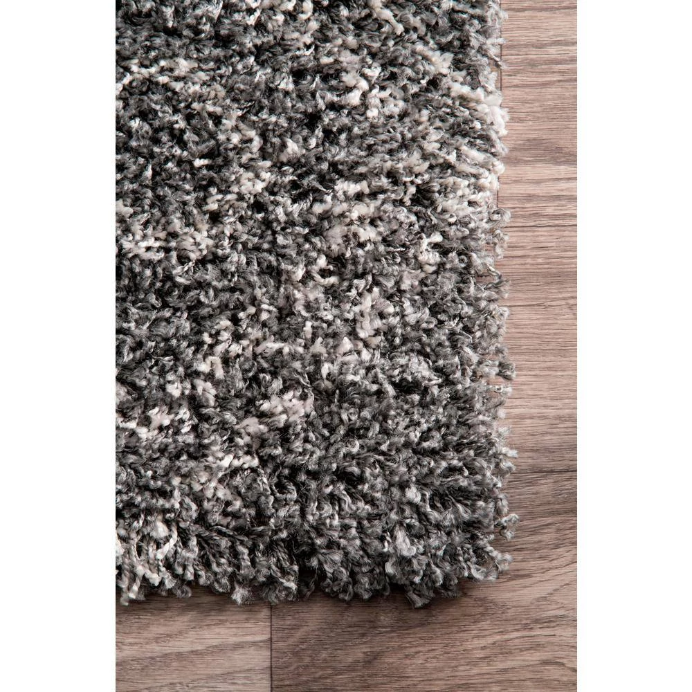 Iola Plush Shag Gray 11 ft. x 14 ft. Area Rug by nuLOOM 7 Iola Plush Shag Gray 11 ft. x 14 ft. Area Rug by nuLOOM - Image 7