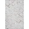 Chanda Cowhide Contemporary Trellis Gray 9 ft. x 12 ft. Area Rug by nuLOOM
