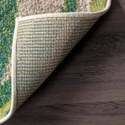 Cali Abstract Leaves Green 9 ft. x 12 ft. Area Rug by nuLOOM -nuLOOM Sales Store green nuloom area rugs kkcb58a 9012 fa 1000