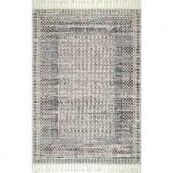 Claudia Diamond Gray Multi 9 ft. x 12 ft. Area Rug by nuLOOM
