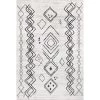 Janelle Machine Washable Transitional Moroccan Grey 8 ft. x 10 ft. Indoor Area Rug by nuLOOM
