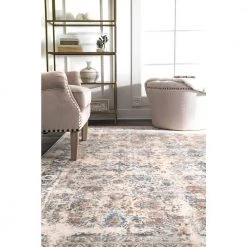 Liliana Vintage Persian Ivory 7 ft. x 8 ft. Area Rug by nuLOOM -nuLOOM Sales Store ivory nuloom area rugs disa09a 6709 40 1000