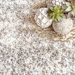 Brooke Contemporary Soft Shag Tassel Ivory 12 ft. x 15 ft. Indoor Area Rug by nuLOOM -nuLOOM Sales Store ivory nuloom area rugs kkel04a 12015 4f 1000