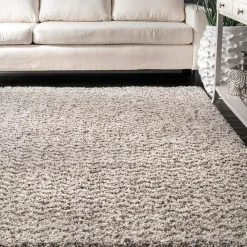 Cuellar Chevron Shag Ivory 9 ft. x 12 ft. Area Rug by nuLOOM -nuLOOM Sales Store ivory nuloom area rugs mlsh02a 9012 40 1000