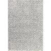 Cuellar Chevron Shag Ivory 9 ft. x 12 ft. Area Rug by nuLOOM
