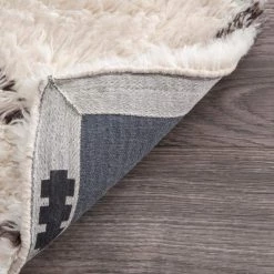 Nida Marrakech Moroccan Trellis Shag Ivory 6 ft. x 9 ft. Area Rug by nuLOOM -nuLOOM Sales Store ivory nuloom area rugs mtvs28a 609 44 1000