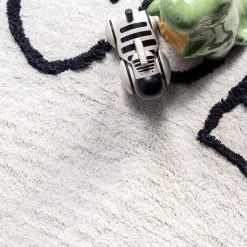 Kids Washable Round Alphabet Ivory 6 ft. x 6 ft. Indoor Area Rug by nuLOOM -nuLOOM Sales Store ivory nuloom area rugs svdc01b r606 4f 1000