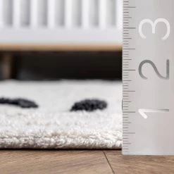 Kids Washable Round Alphabet Ivory 6 ft. x 6 ft. Indoor Area Rug by nuLOOM -nuLOOM Sales Store ivory nuloom area rugs svdc01b r606 fa 1000