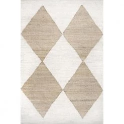 Pandora Diamond Ivory 8 ft. x 10 ft. Indoor Area Rug by nuLOOM