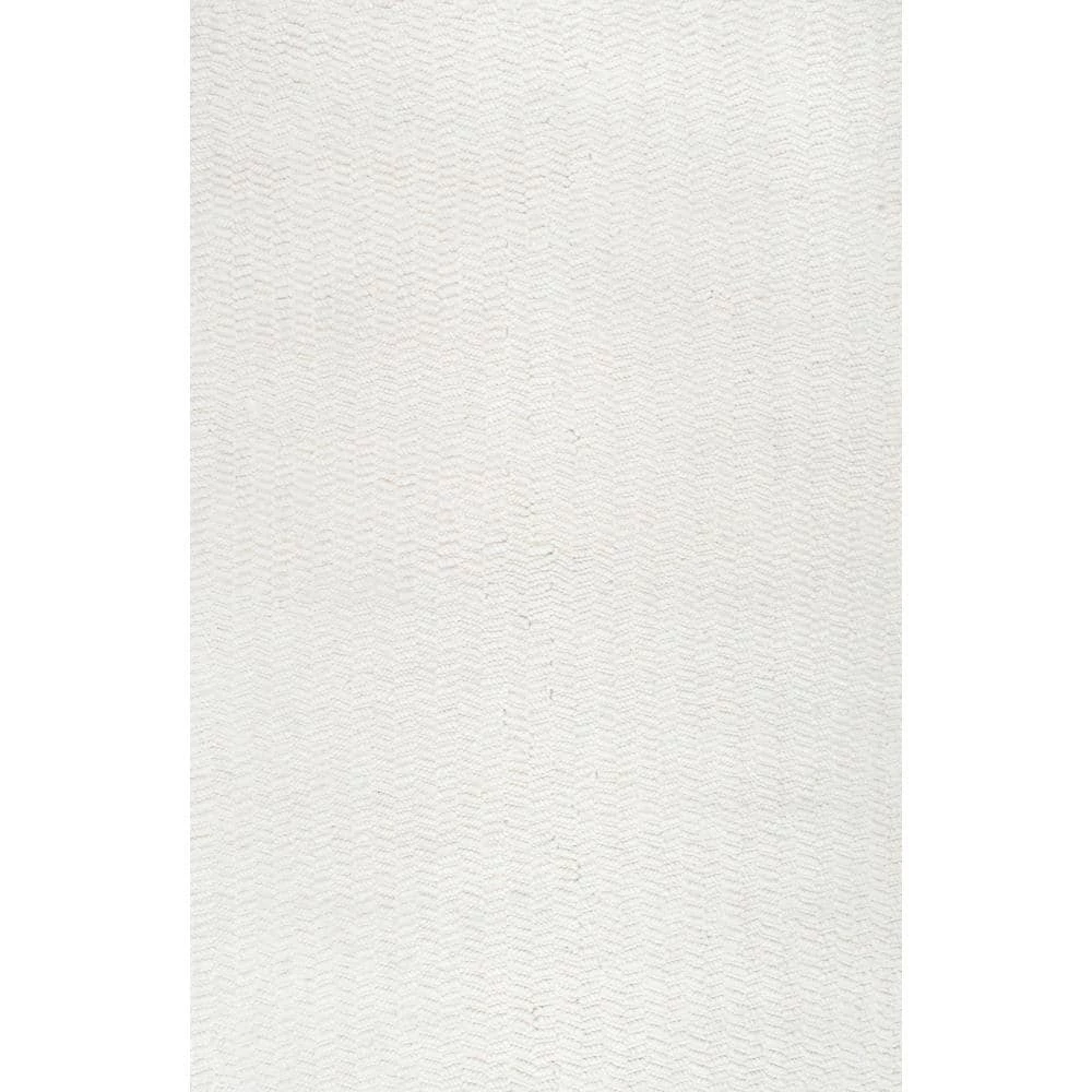 Glendora Chevron Ivory 8 ft. x 10 ft. Area Rug by nuLOOM 1 Glendora Chevron Ivory 8 ft. x 10 ft. Area Rug by nuLOOM