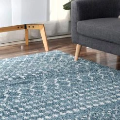 Moroccan Barbara Light Blue 9 ft. x 12 ft. Area Rug by nuLOOM 10 Moroccan Barbara Light Blue 9 ft. x 12 ft. Area Rug by nuLOOM -nuLOOM Sales Store light blue nuloom area rugs groc01g 9012 4f 1000