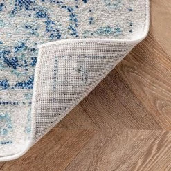 Pauley Vintage Light Blue 12 ft. x 15 ft. Area Rug by nuLOOM -nuLOOM Sales Store light blue nuloom area rugs rzbd24a 12015 66 1000