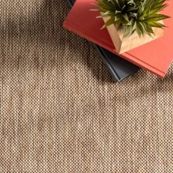 Asha Simple Border Indoor/Outdoor Light Brown 9 ft. 6 in. x 12 ft. Area Rug by nuLOOM 12 Asha Simple Border Indoor/Outdoor Light Brown 9 ft. 6 in. x 12 ft. Area Rug by nuLOOM -nuLOOM Sales Store light brown nuloom area rugs gbcb02b 96012 1f 1000