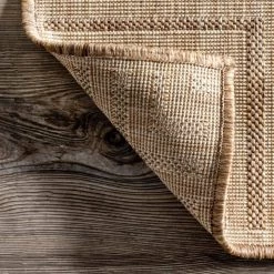 Asha Simple Border Indoor/Outdoor Light Brown 9 ft. 6 in. x 12 ft. Area Rug by nuLOOM 15 Asha Simple Border Indoor/Outdoor Light Brown 9 ft. 6 in. x 12 ft. Area Rug by nuLOOM -nuLOOM Sales Store light brown nuloom area rugs gbcb02b 96012 76 1000