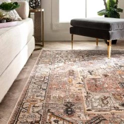 Ehtel Medallion Fringe Light Brown 9 ft. x 12 ft. Area Rug by nuLOOM 15 Ehtel Medallion Fringe Light Brown 9 ft. x 12 ft. Area Rug by nuLOOM -nuLOOM Sales Store light brown nuloom area rugs khmc04j 9012 1f 1000