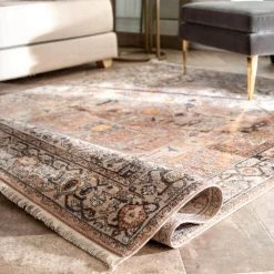 Ehtel Medallion Fringe Light Brown 9 ft. x 12 ft. Area Rug by nuLOOM 14 Ehtel Medallion Fringe Light Brown 9 ft. x 12 ft. Area Rug by nuLOOM -nuLOOM Sales Store light brown nuloom area rugs khmc04j 9012 4f 1000