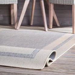 Antonella Coastal Solid & Striped Light Gray 8 ft. x 10 ft. Outdoor Area Rug by nuLOOM 19 Antonella Coastal Solid & Striped Light Gray 8 ft. x 10 ft. Outdoor Area Rug by nuLOOM -nuLOOM Sales Store light gray nuloom outdoor rugs owch01a 8010 31 1000