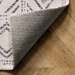 Mia Light Grey 8 ft. x 10 ft. Machine Washable Geometric Medallion Indoor Area Rug by nuLOOM -nuLOOM Sales Store light grey nuloom area rugs birv15a 8010 66 1000