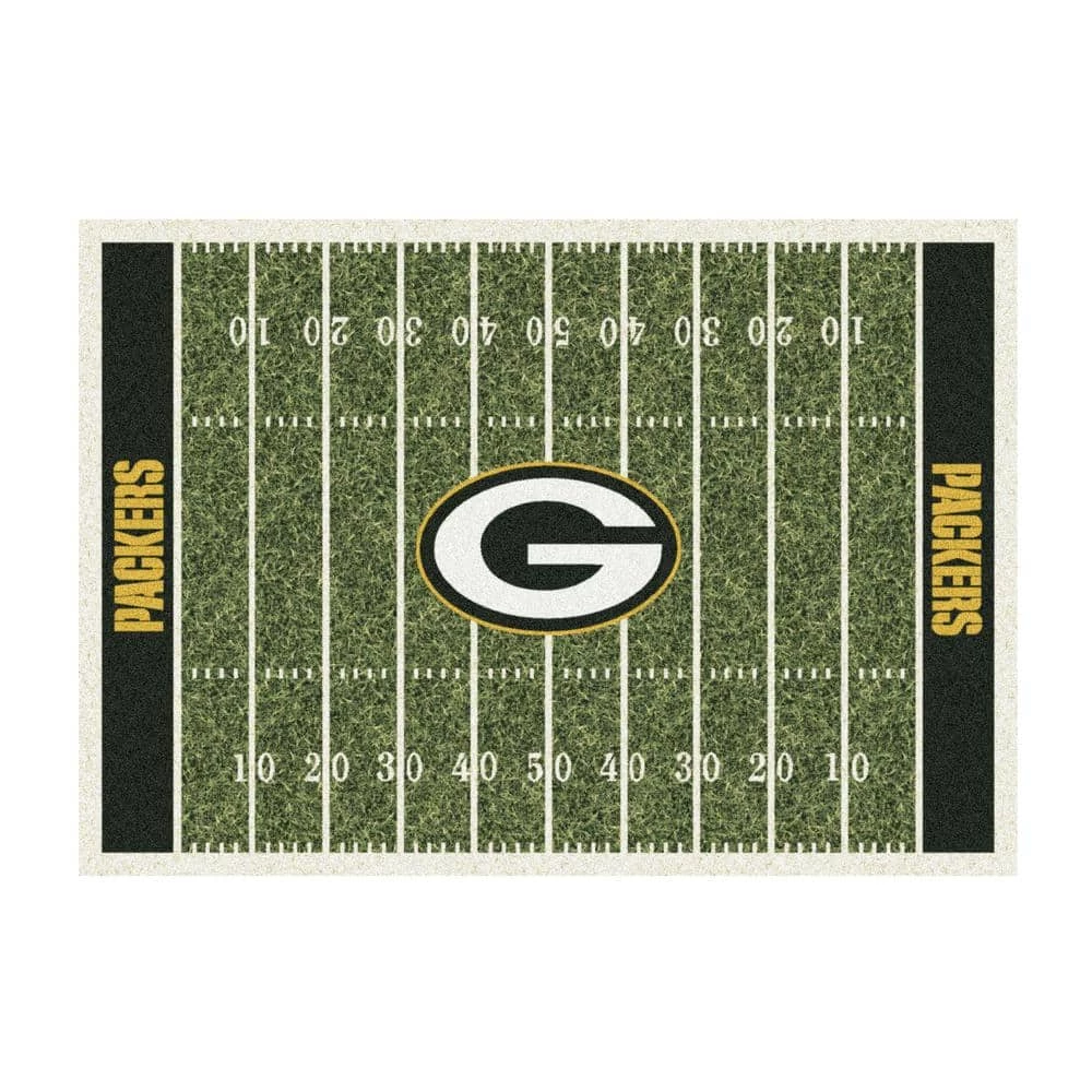 GREEN BAY PACKERS 6X8 HOMEFIELD RUG by MILLIKEN 1 GREEN BAY PACKERS 6X8 HOMEFIELD RUG by MILLIKEN
