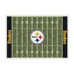 PITTSBURGH STEELERS 6X8 HOMEFIELD RUG by MILLIKEN