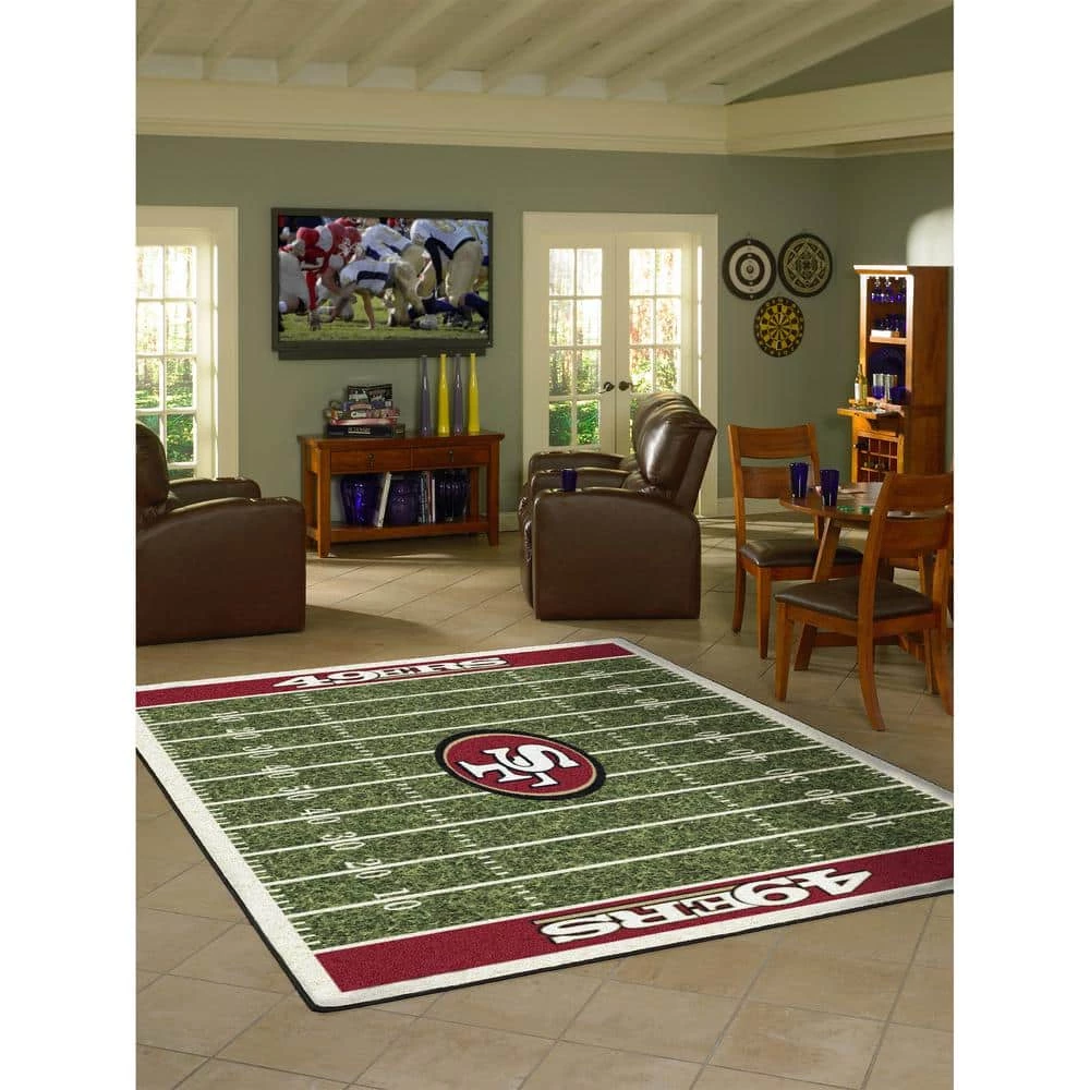 SAN FRANCISCO 49ERS 6X8 HOMEFIELD RUG by MILLIKEN 2 SAN FRANCISCO 49ERS 6X8 HOMEFIELD RUG by MILLIKEN - Image 2