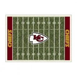 KANSAS CITY CHIEFS 6X8 HOMEFIELD RUG by MILLIKEN