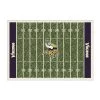 MINNESOTA VIKINGS 6X8 HOMEFIELD RUG by MILLIKEN